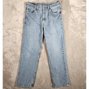 Levi's 550 Jeans Men's‎ 36X31 (Tag 36X32) Straight Relaxed Denim Blue